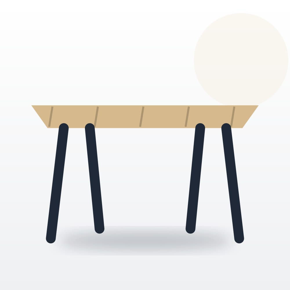 Bistrotisch rund, 70 cm